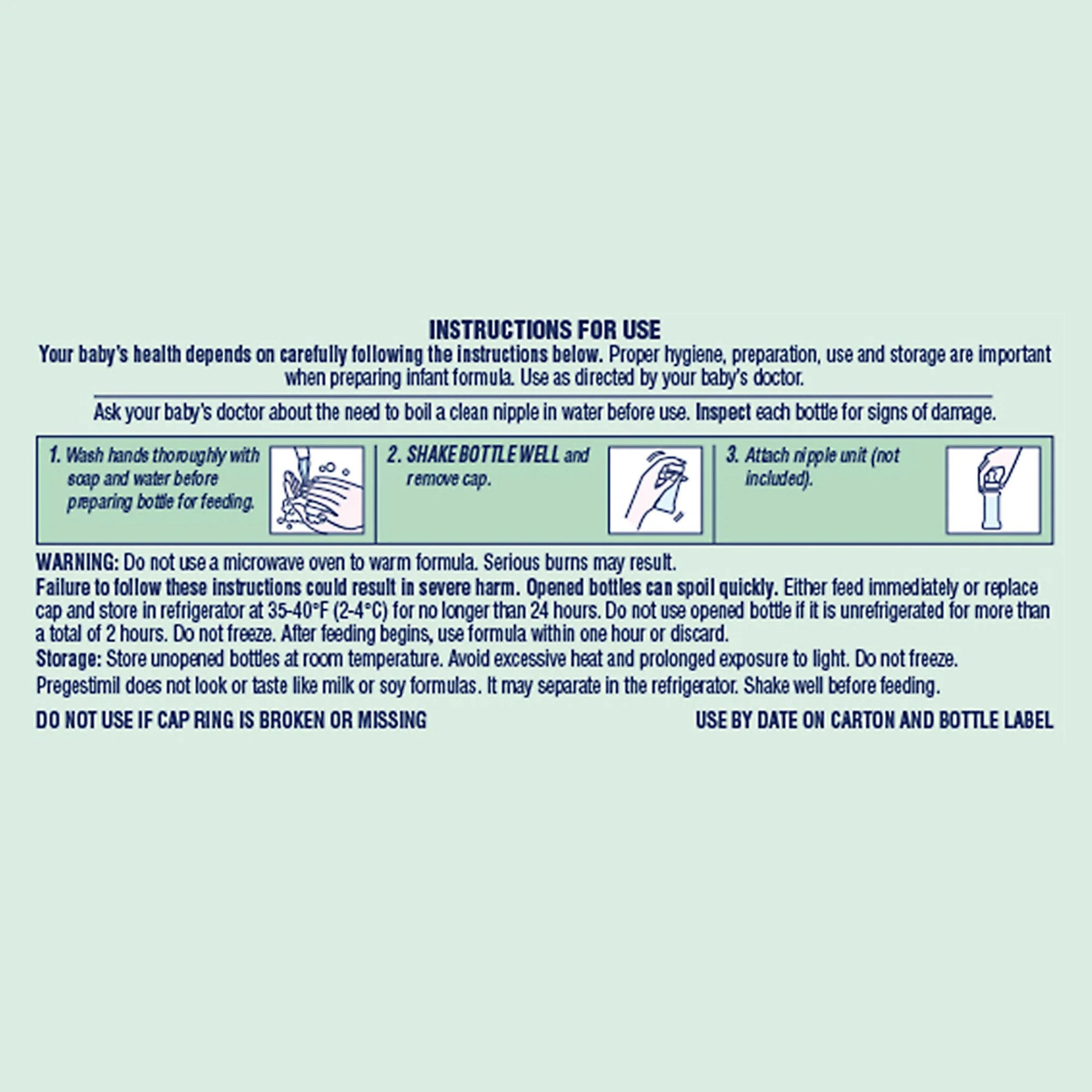 Enfamil Pregestimil 24 Calorie Infant Formula With MCT Oil - For Fat Malabsorption Problems - Ready To Use Nursette Bottles, 2 Fl Oz