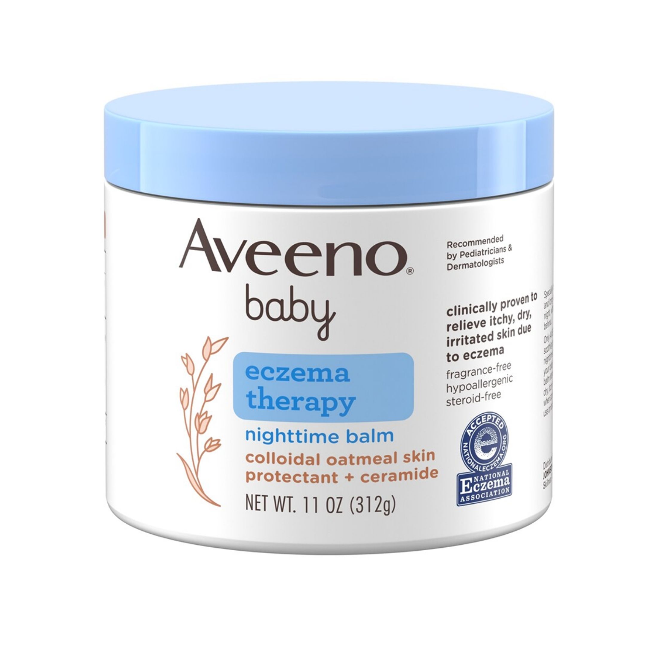 Aveeno Baby Eczema Therapy Nighttime Balm Colloidal Oatmeal 11 Oz