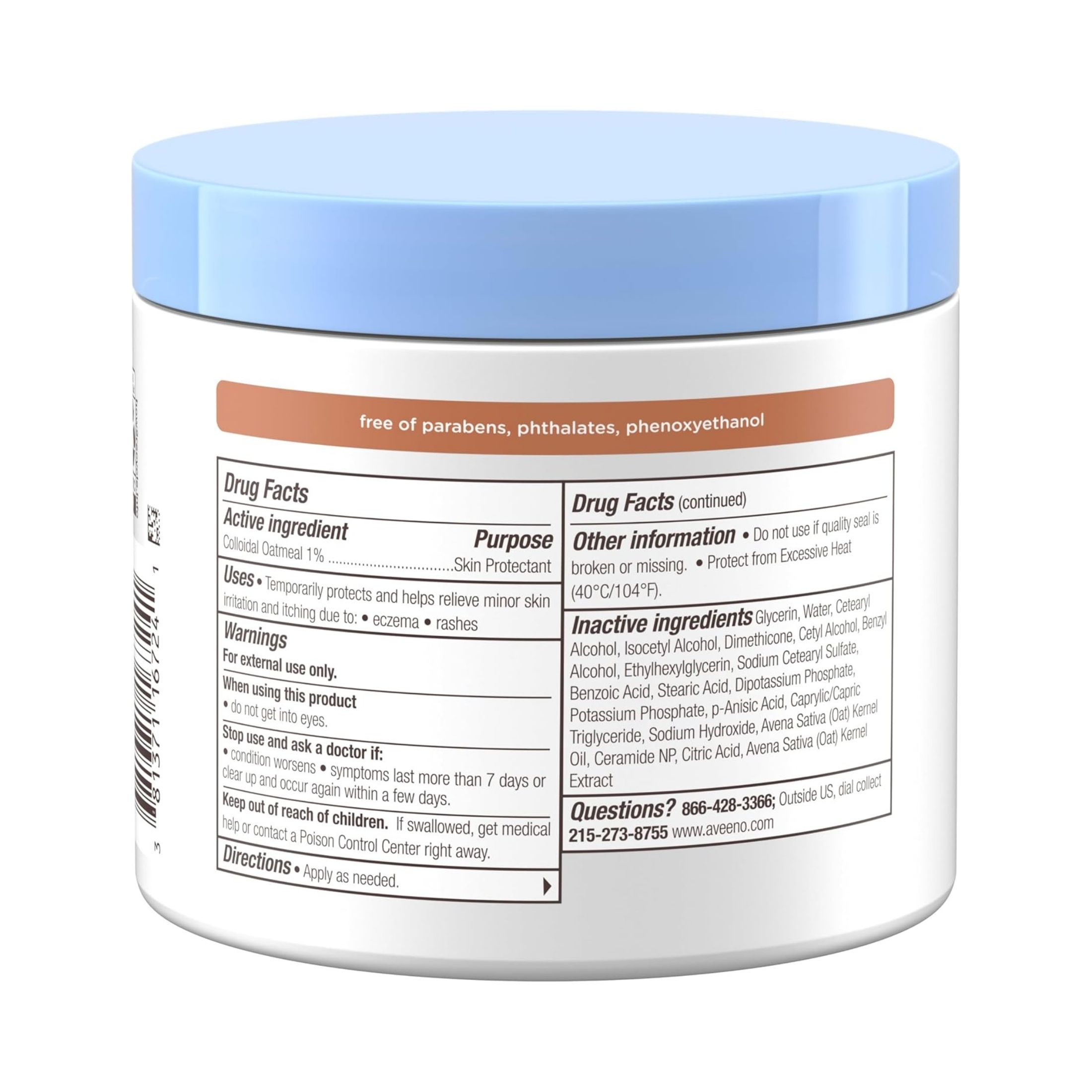 Aveeno Baby Eczema Therapy Nighttime Balm Colloidal Oatmeal 11 Oz