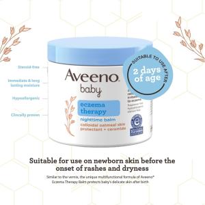 Aveeno Baby Eczema Therapy Nighttime Balm Colloidal Oatmeal 11 Oz