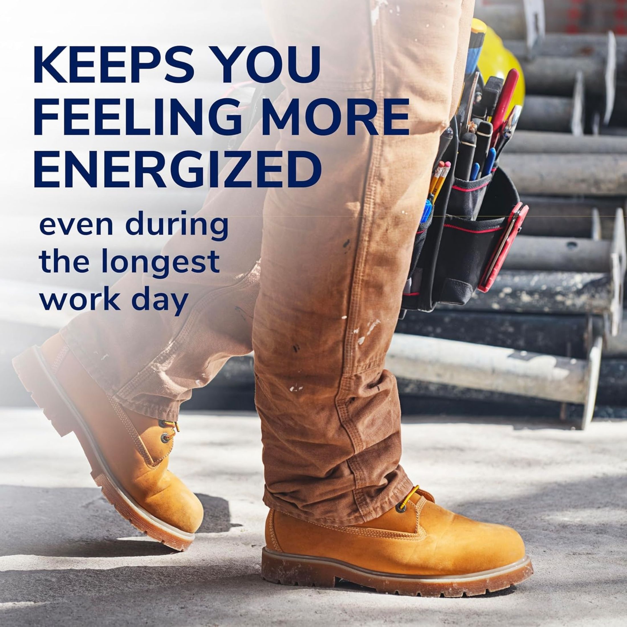 Dr Scholl's Comfort & Energy Work Insoles For Men, Size 8-14, 1 Pair