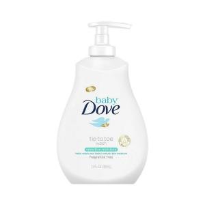 Baby Dove Tip To Toe Wash, Sensitive Moisture, Fragrance Free - 13 Ounce