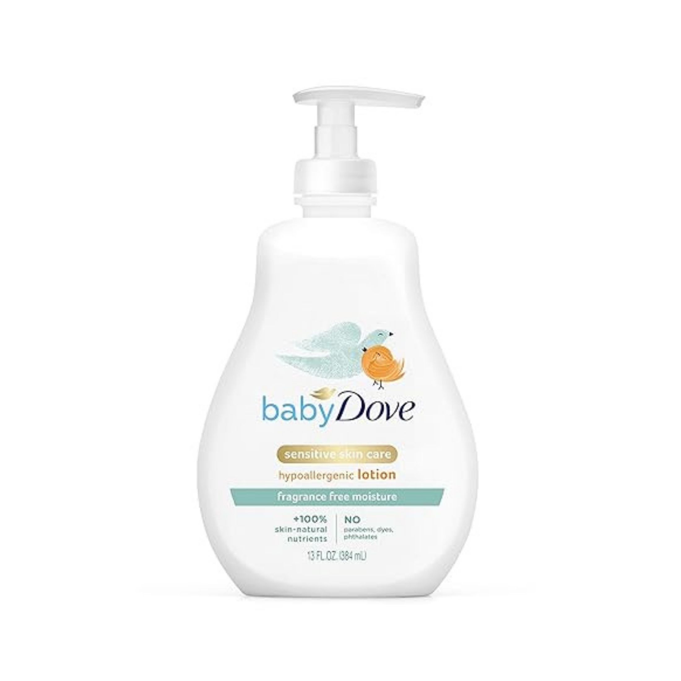 Dove Sensitive Skin Care Fragrance Free Moisture Baby Lotion