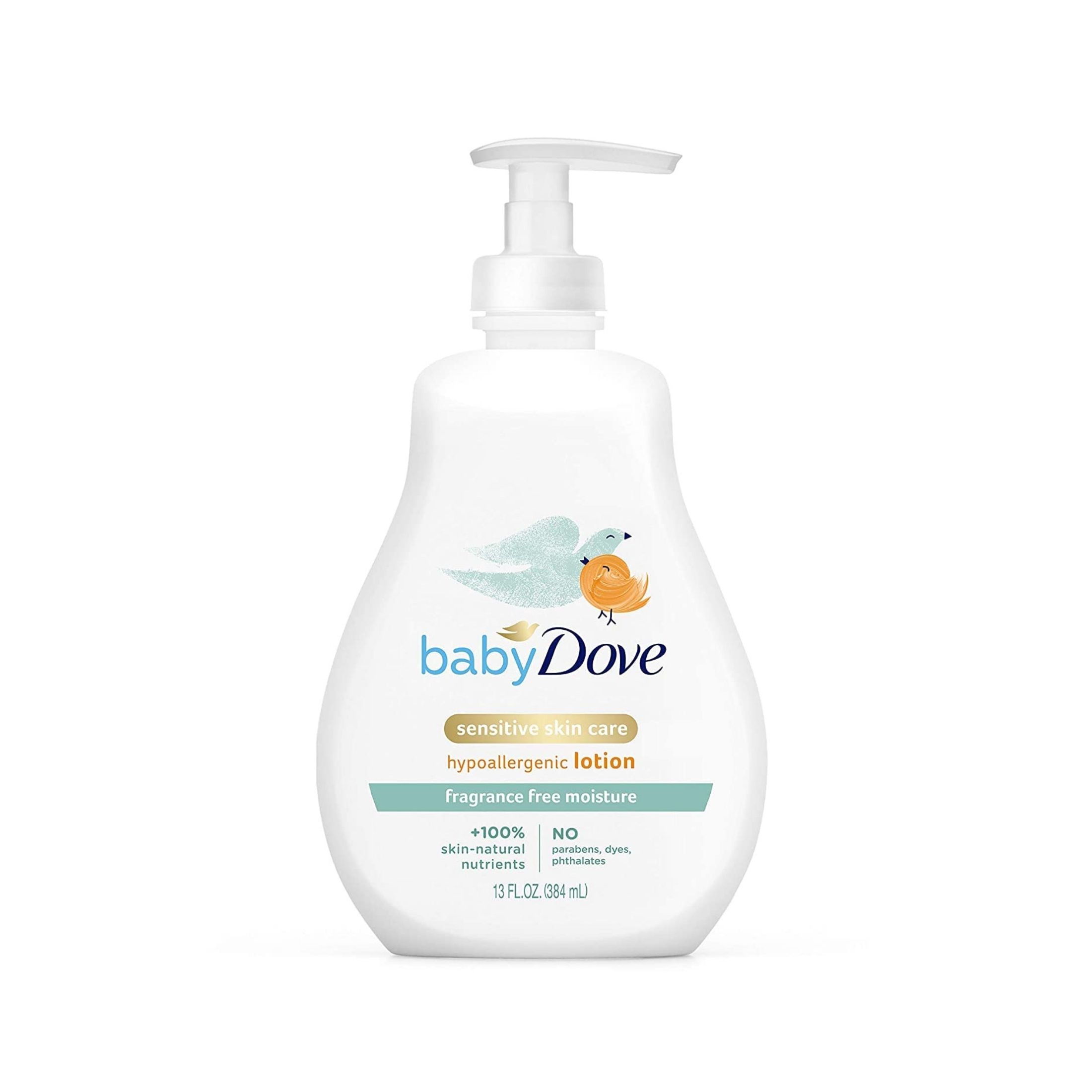 Dove Sensitive Skin Care Fragrance Free Moisture Baby Lotion