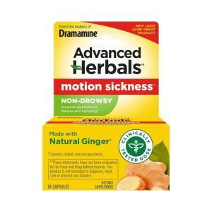 Dramamine Non-Drowsy Naturals Motion Sickness Relief Capsules With Natural Ginger