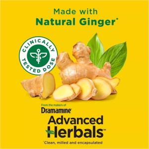 Dramamine Non-Drowsy Naturals Motion Sickness Relief Capsules With Natural Ginger