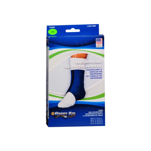 Sport Aid Neoprene Slip-On Ankle Support SM - 1 Ea