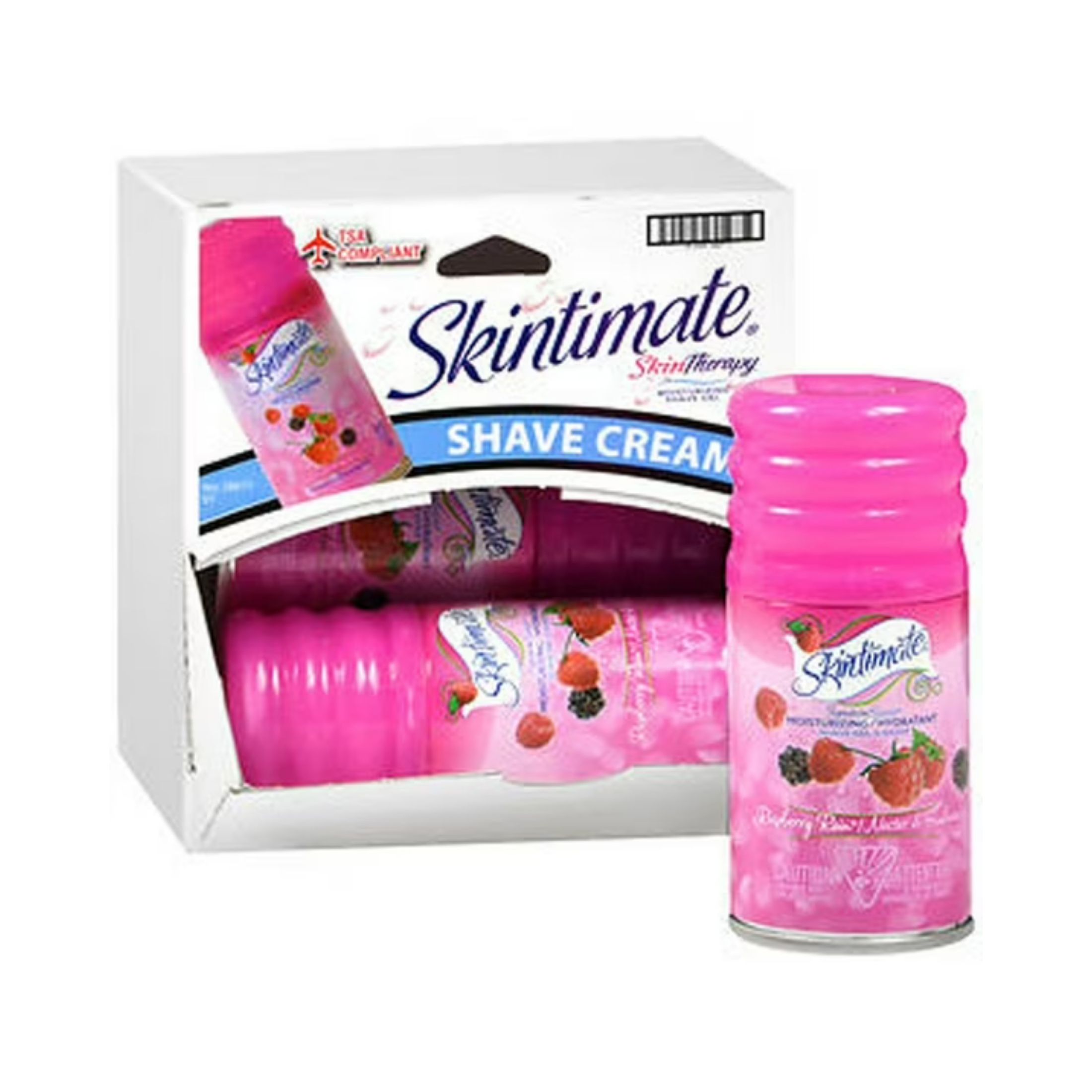 Skintimate Signature Scents Shave Gel Raspberry Rain - 2.75 Oz Tray Of 4