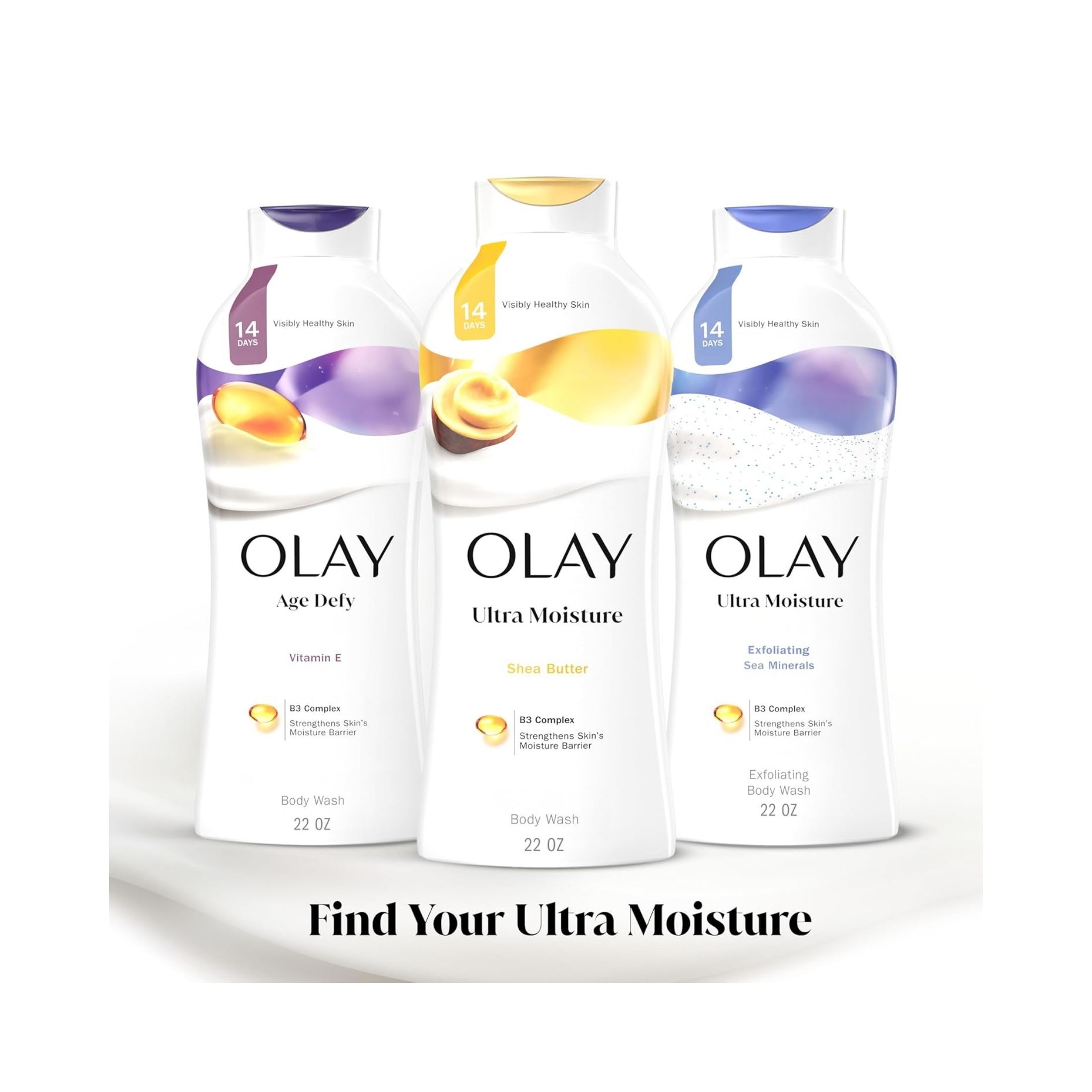 Olay Ultra Moisture Shea Butter Body Wash Fluid Ounce, 22 Fl Oz