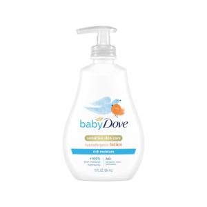 Dove Baby Rich Moisture Sensitive Skin Care Hypoallergenic Lotion 13oz
