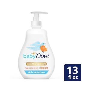 Dove Baby Rich Moisture Sensitive Skin Care Hypoallergenic Lotion 13oz