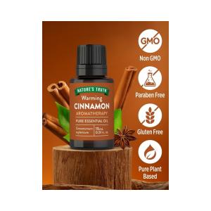Nature's Truth Cinnamon Pure Essential Warming Aromatherapy Oil 15mL