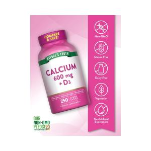 Nature's Truth Calcium 600 Mg Plus Vitamin D3