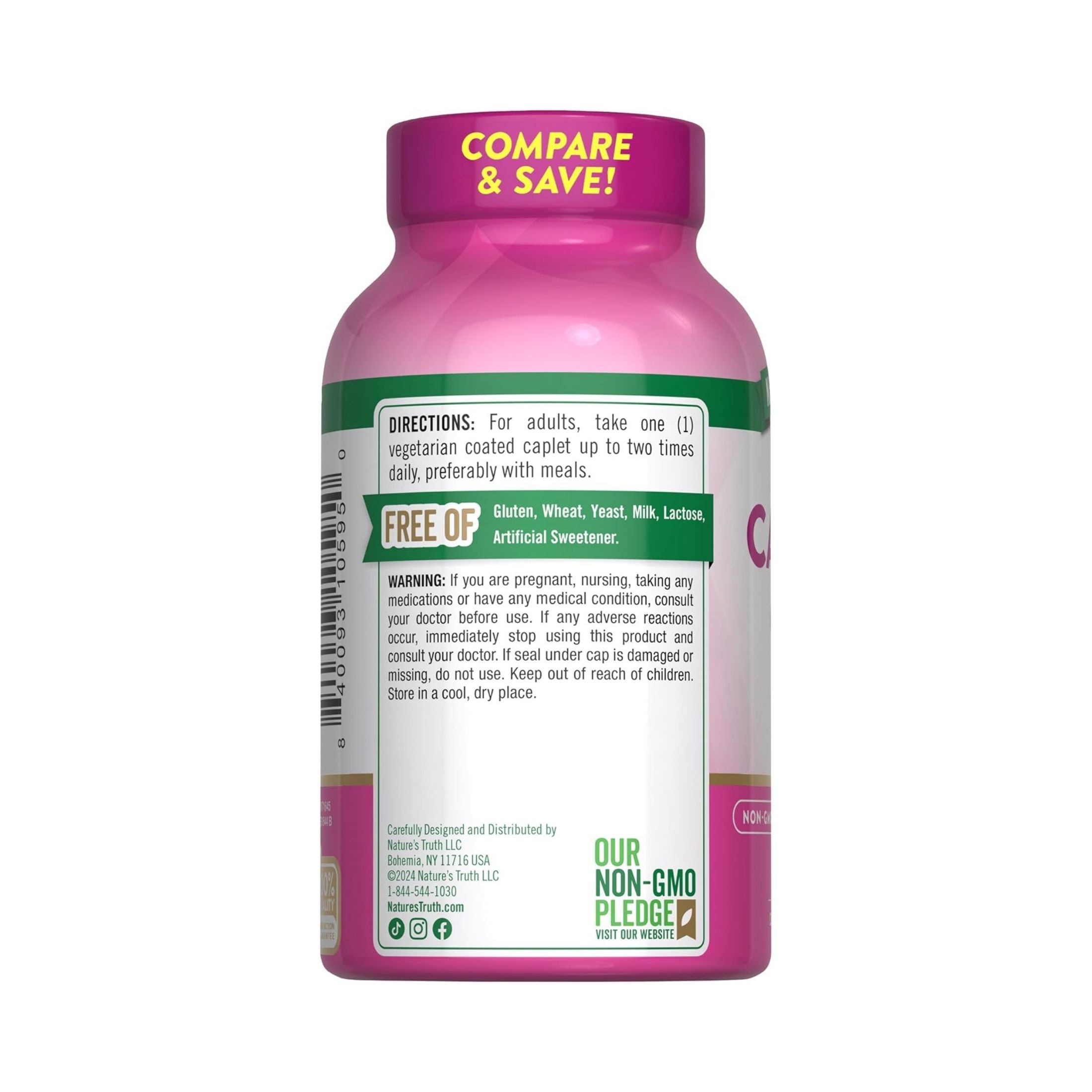 Nature's Truth Calcium 600 Mg Plus Vitamin D3
