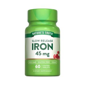 Nature's Truth Slow Release Tablets 45 Mg Iron