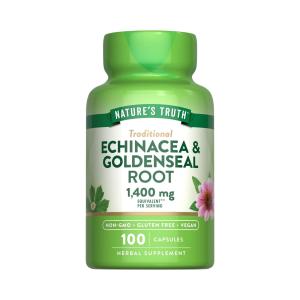 Nature's Truth Whole Herb Echinacea & Goldenseal Root Capsules