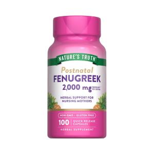 Nature's Truth Fenugreek 610 Mg Herbal Supplement - 100 Capsules