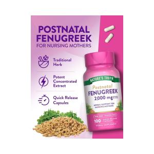 Nature's Truth Fenugreek 610 Mg Herbal Supplement - 100 Capsules