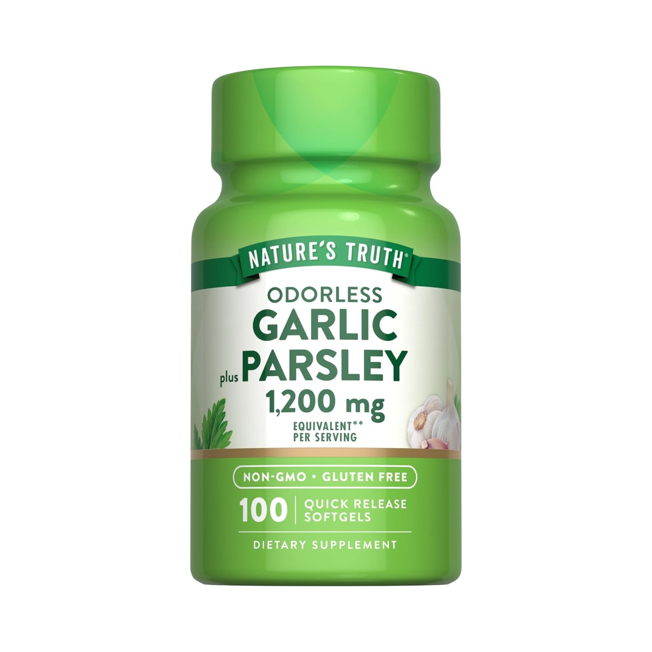 Nature's Truth Odorless Garlic And Parsley 1200mg