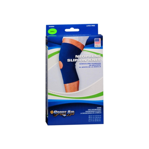 Sport Aid Neoprene Slip-On Knee Support Brace, Small