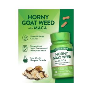 Nature's Truth Horny Goat Weed With Maca Capsules