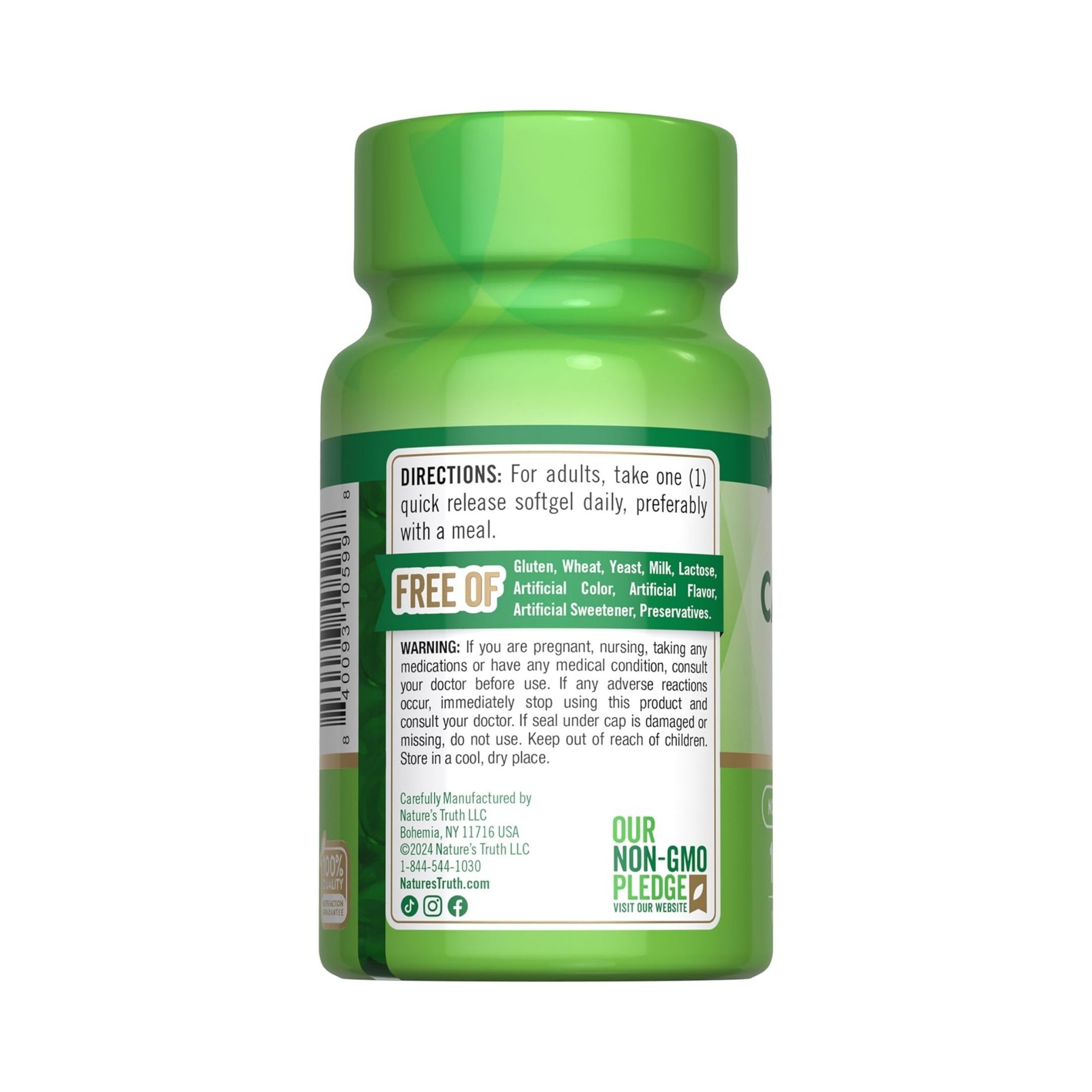 Nature's Truth Beta Carotene Vitamin, 25,000 IU, 100 Caps