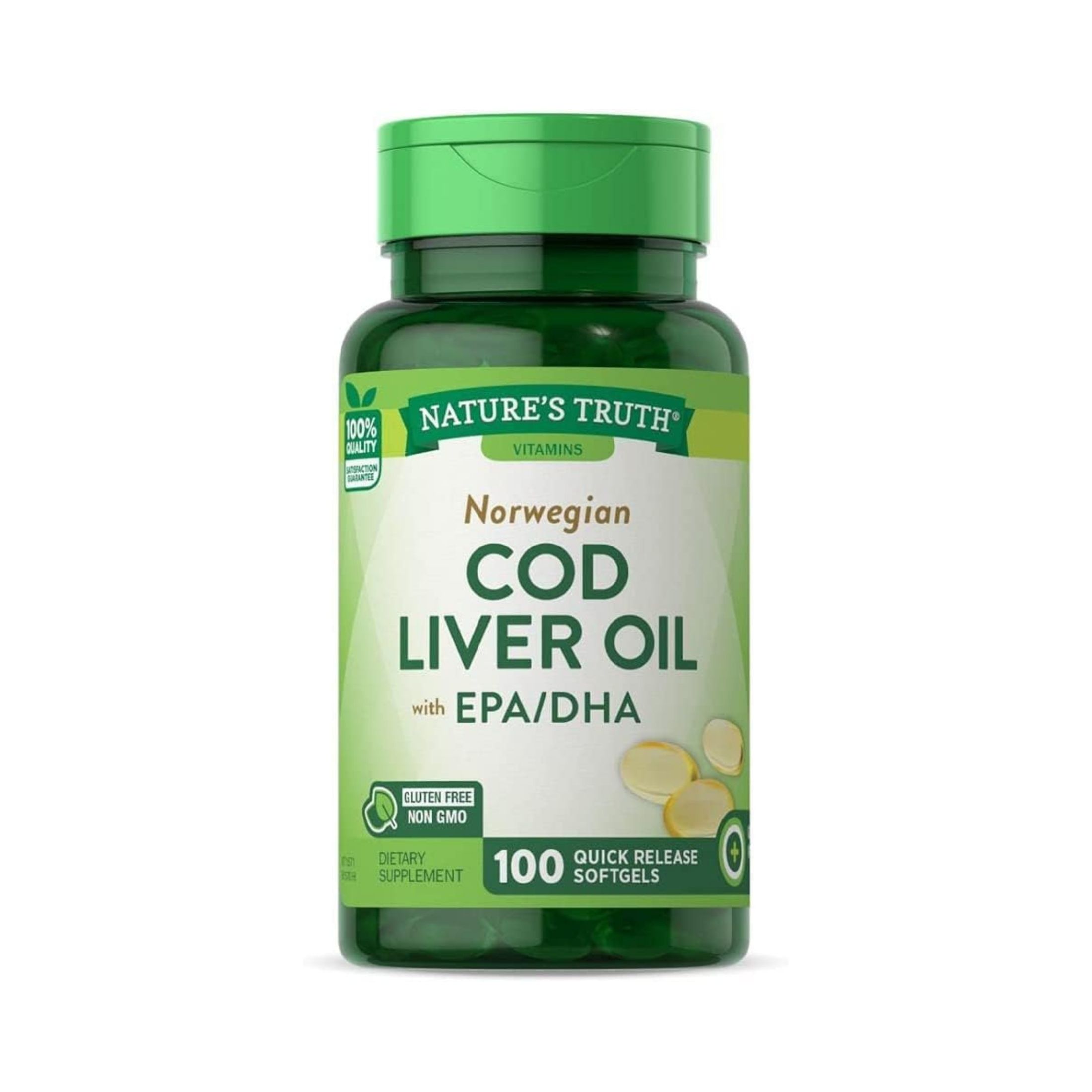 Nature's Truth Norwegian Cod Liver Oil With EPA / DHA