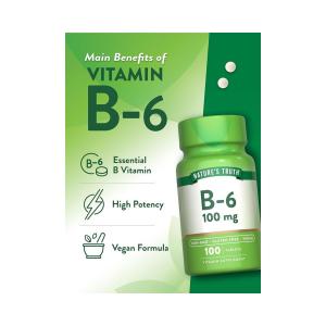 Nature's Truth Vitamin B-6 100 Mg Tablets