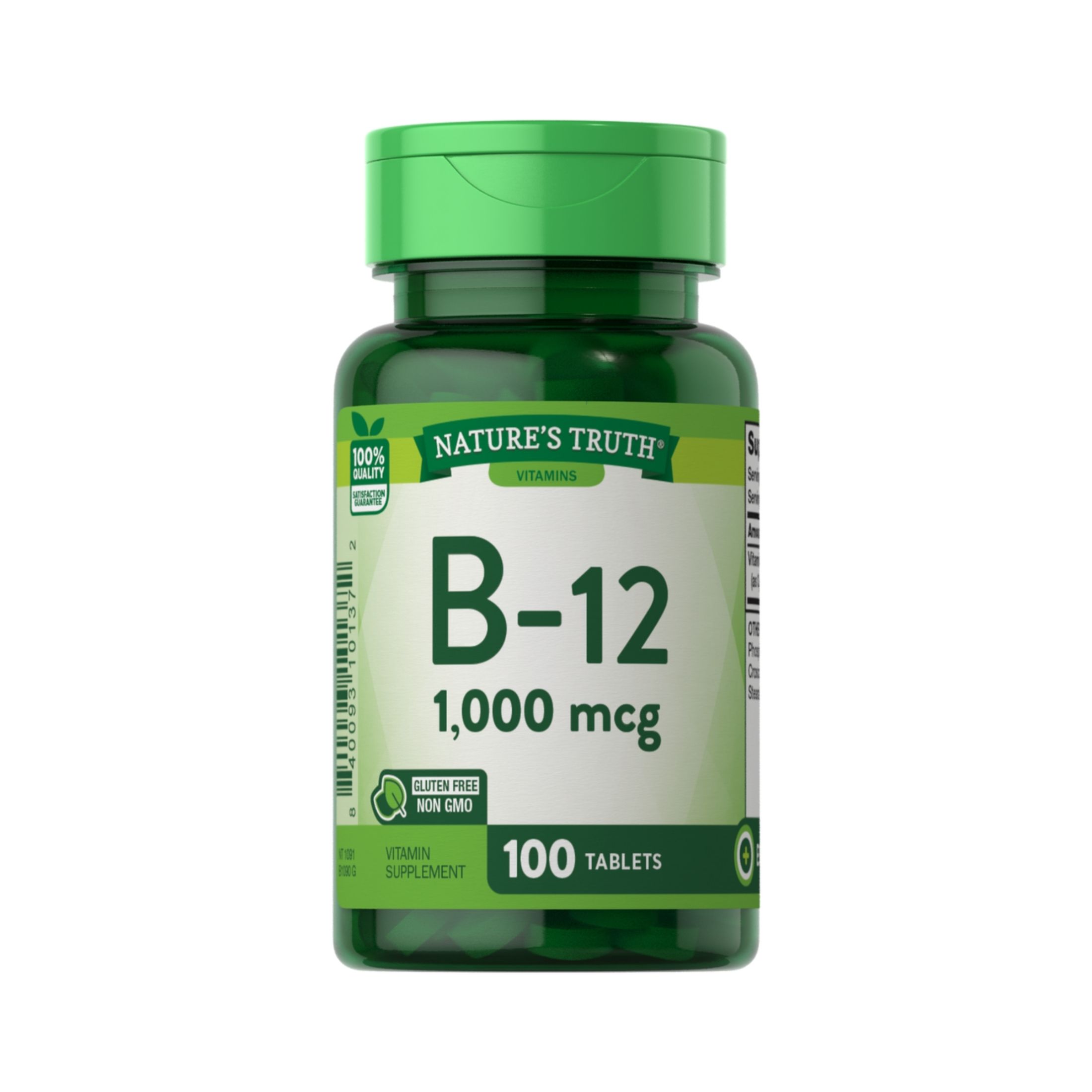 Nature's Truth B 12 Vitamin 1000 Mcg Tablets