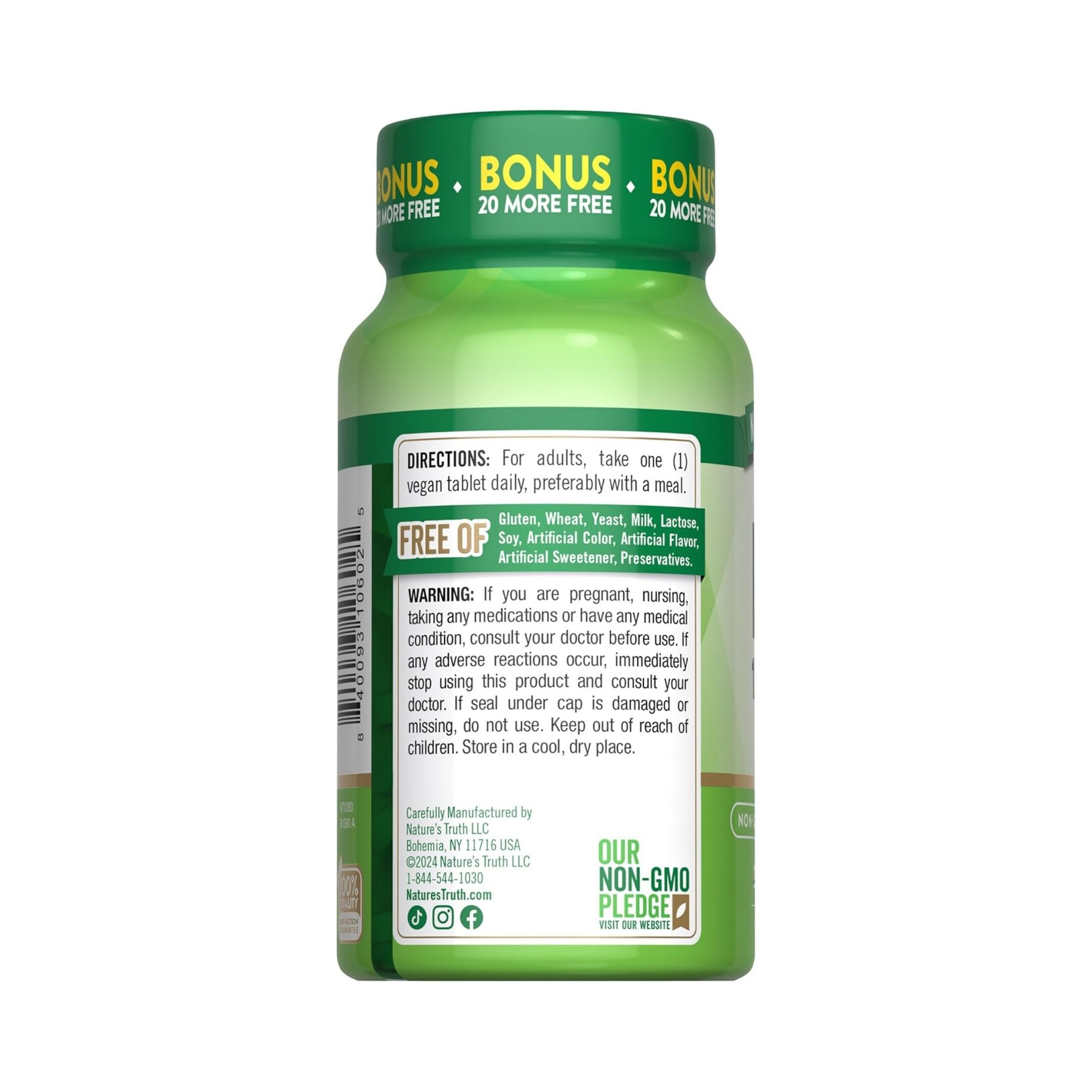 Nature's Truth Vitamin B-12 1,000 Mcg Tablets