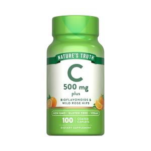 Nature's Truth Vitamin C 500 Mg With Bioflavonoids & Rose Hips Tablets