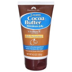 Personal Care Petroleum Jelly, Cocoa Butter, Creamy 4.5 Oz