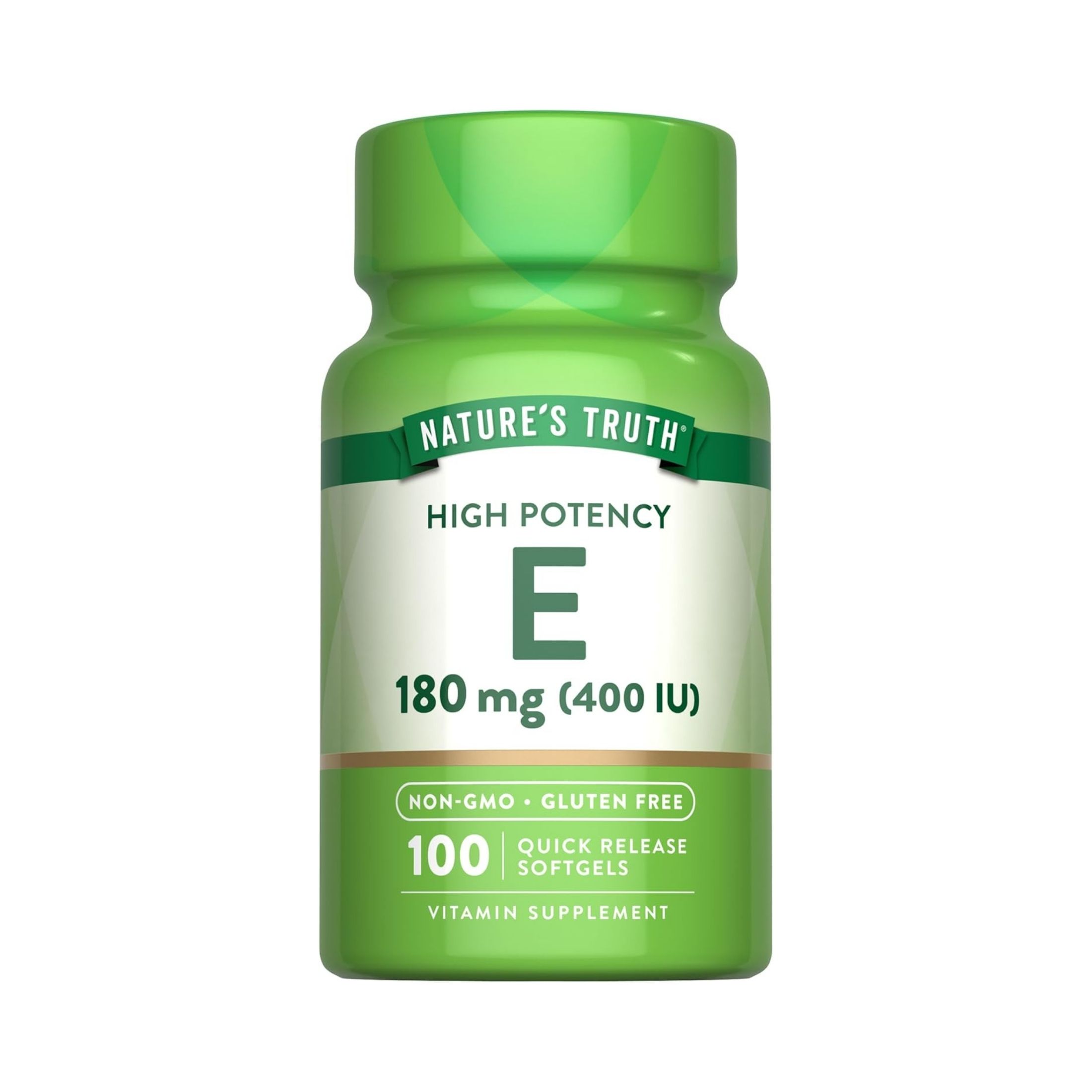 Nature's Truth Vitamin High Potency E 200 IU, Softgels