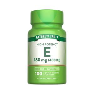 Nature's Truth Vitamin High Potency E 200 IU, Softgels