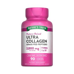 Nature's Truth Coated Caplets 3000 Mg Pasture Raised Ultra Collagen