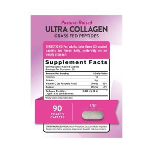 Nature's Truth Coated Caplets 3000 Mg Pasture Raised Ultra Collagen