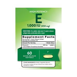 Marques Natures Truth Vit E 1000 IU 450mg 60s