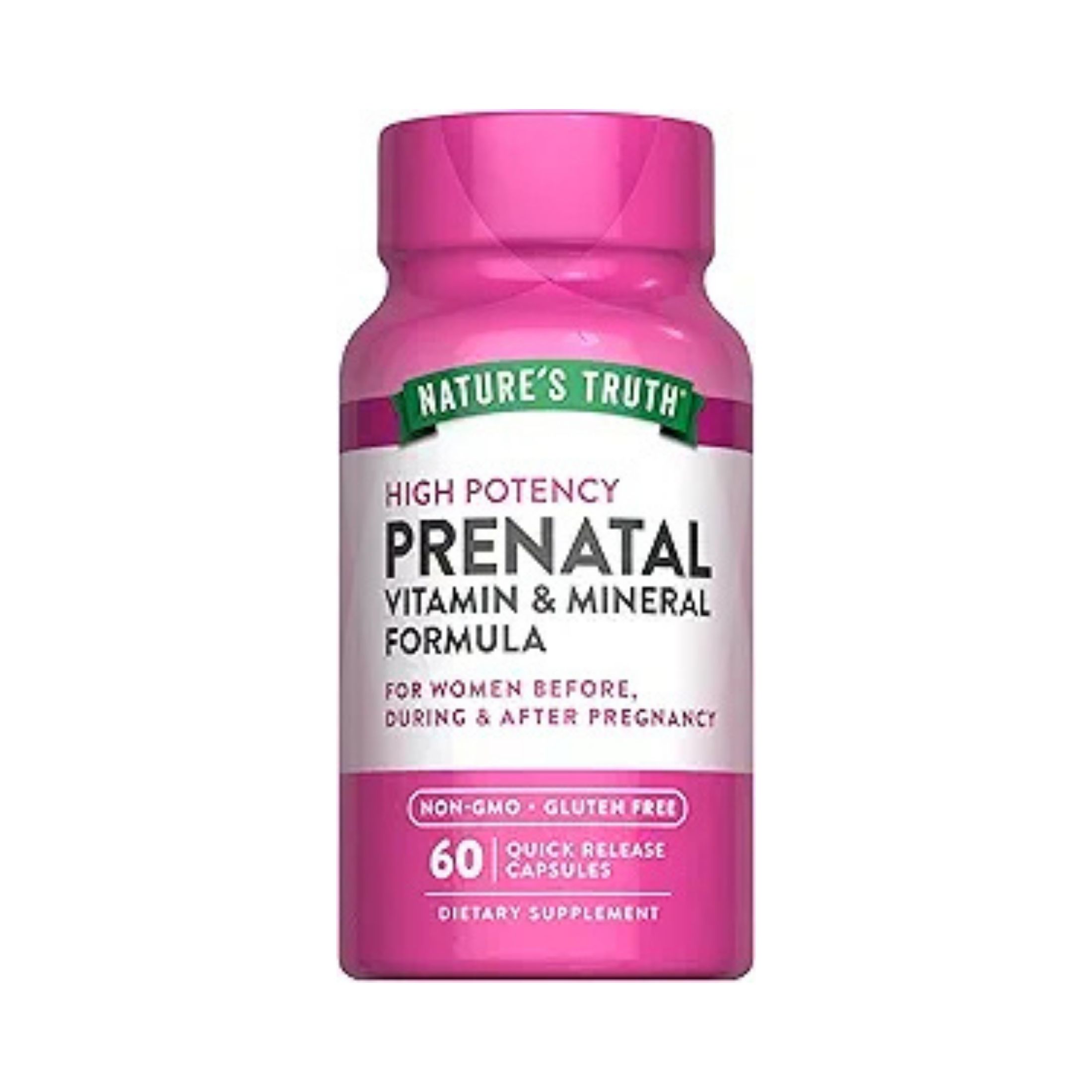 Nature's Truth Prenatal Vitamin & Mineral Formula, High Potency, Capsules