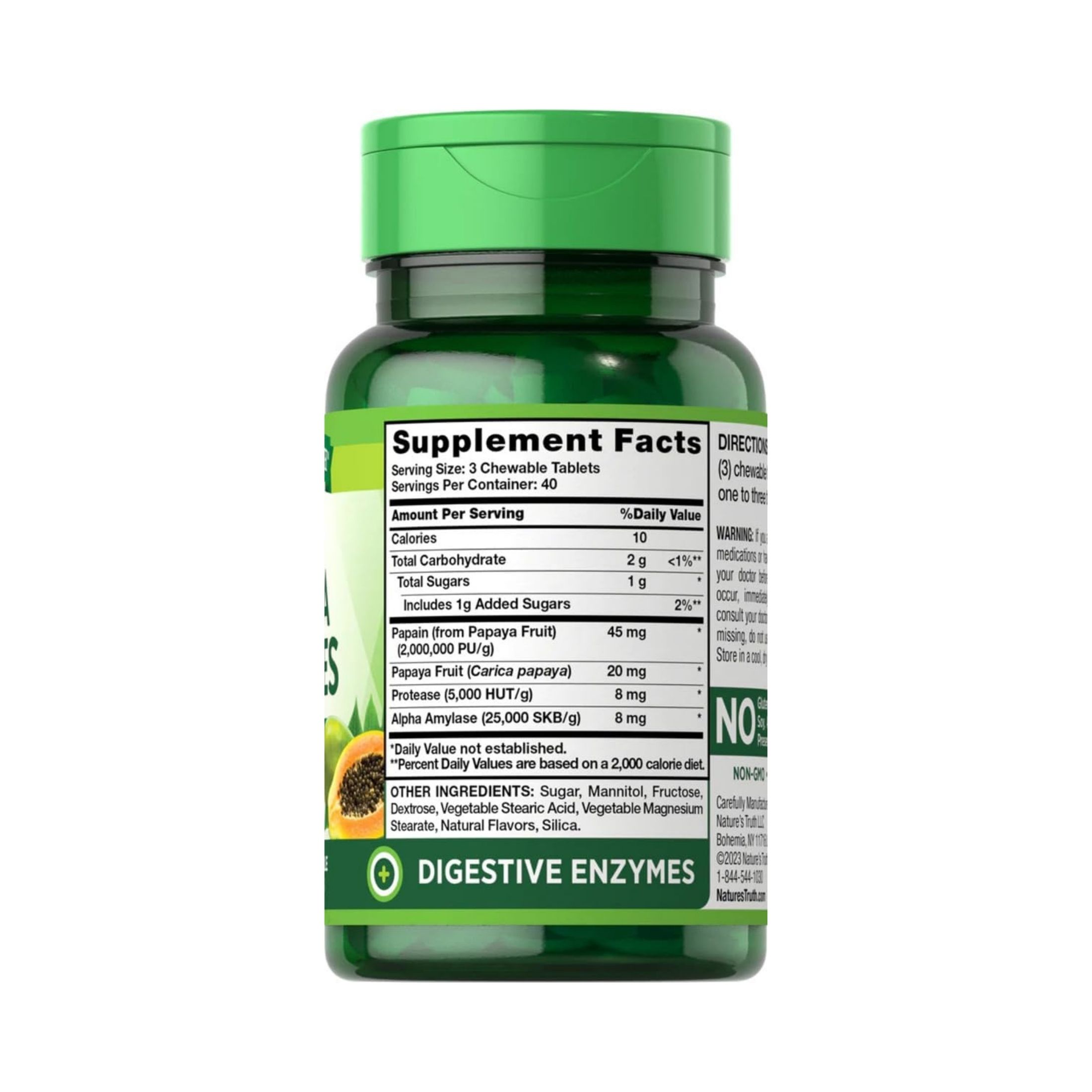 NT Tablets Chewable Papaya Enzyme 120’s