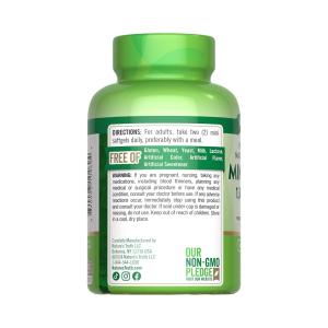 Nature's Truth Mini Fish Oil, Premium Strength, 1340 Mg, Softgels, Natural Lemon Flavor