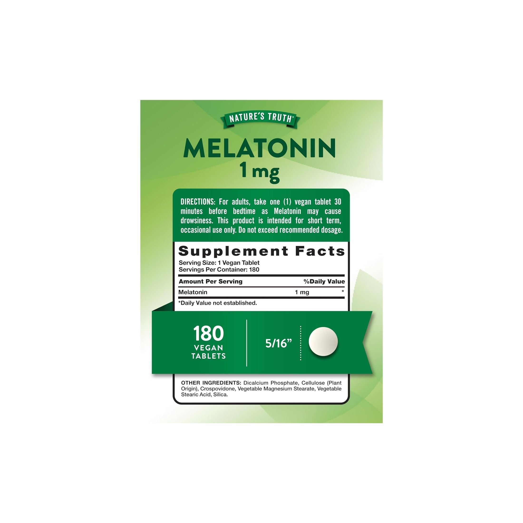 Nature's Truth Melatonin 1 Mg Tablets