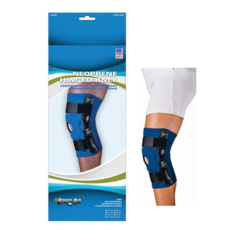 Sport Aid Neoprene Hinged Knee XL - 1 Ea
