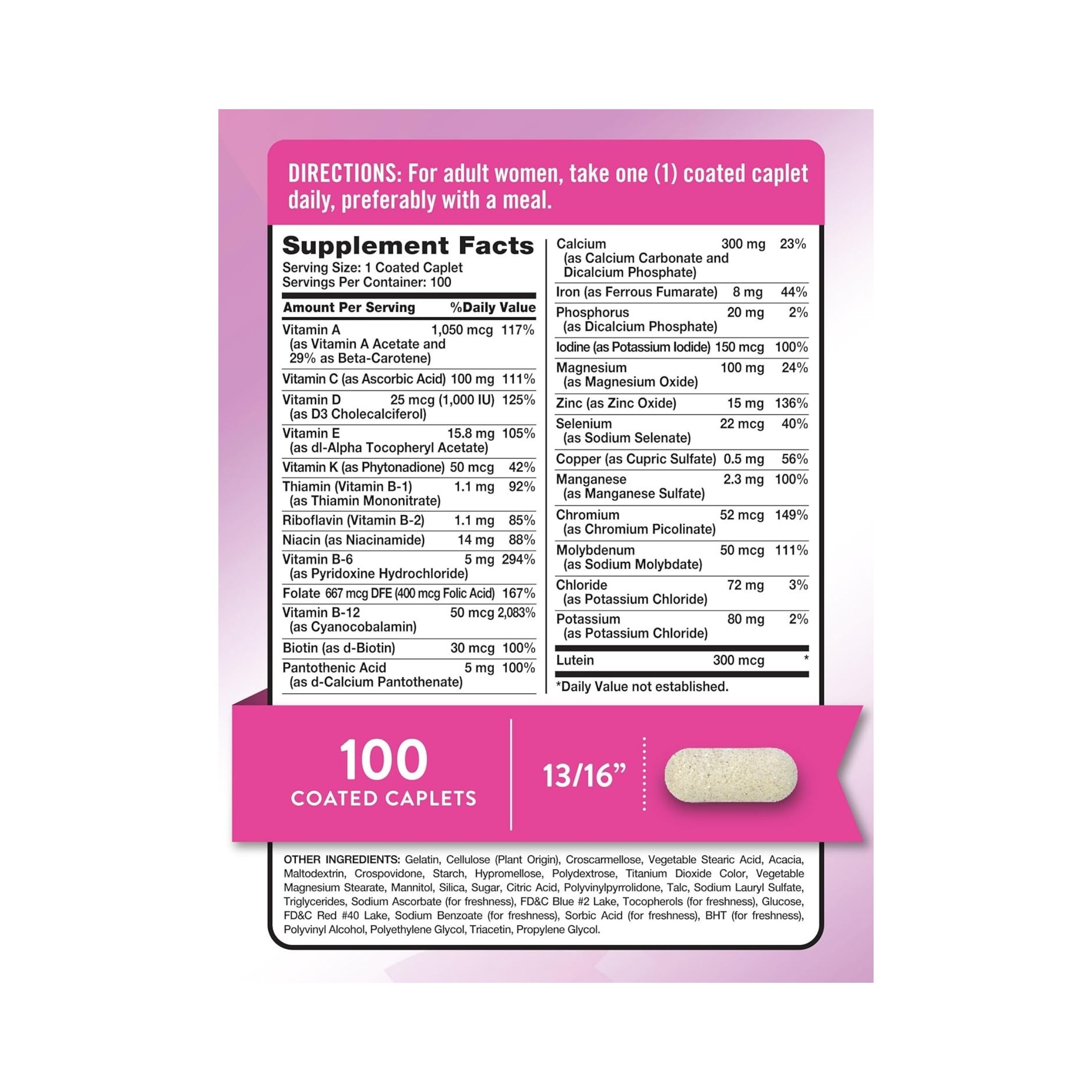 Nature's Truth ABC Complete Senior Women's Multivitamin