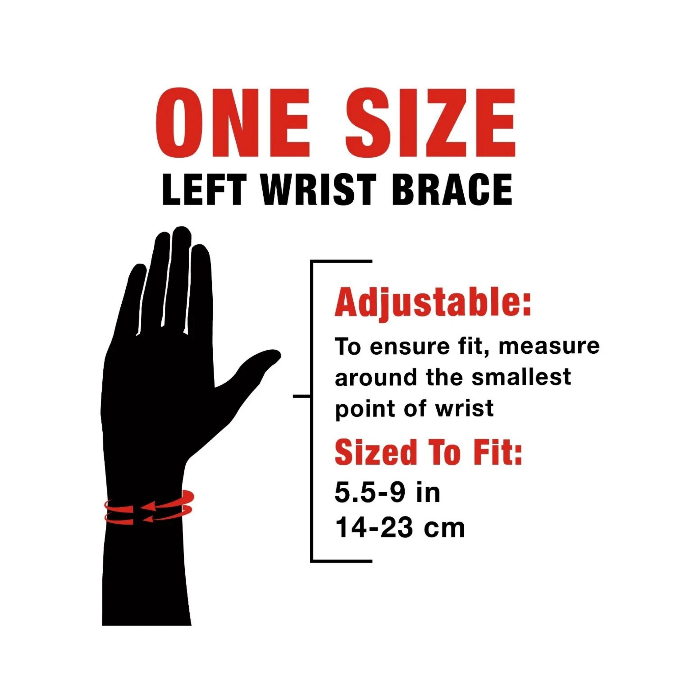 Ace Carpal Tunnel Wrist Stabilizer Left One Size