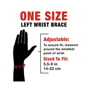 Ace Carpal Tunnel Wrist Stabilizer Left One Size