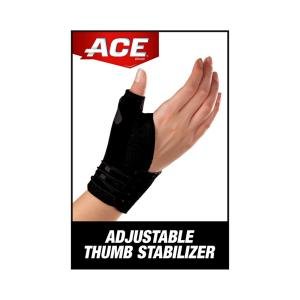 ACE Brand Deluxe Thumb Stabilizer, Adjustable, Black
