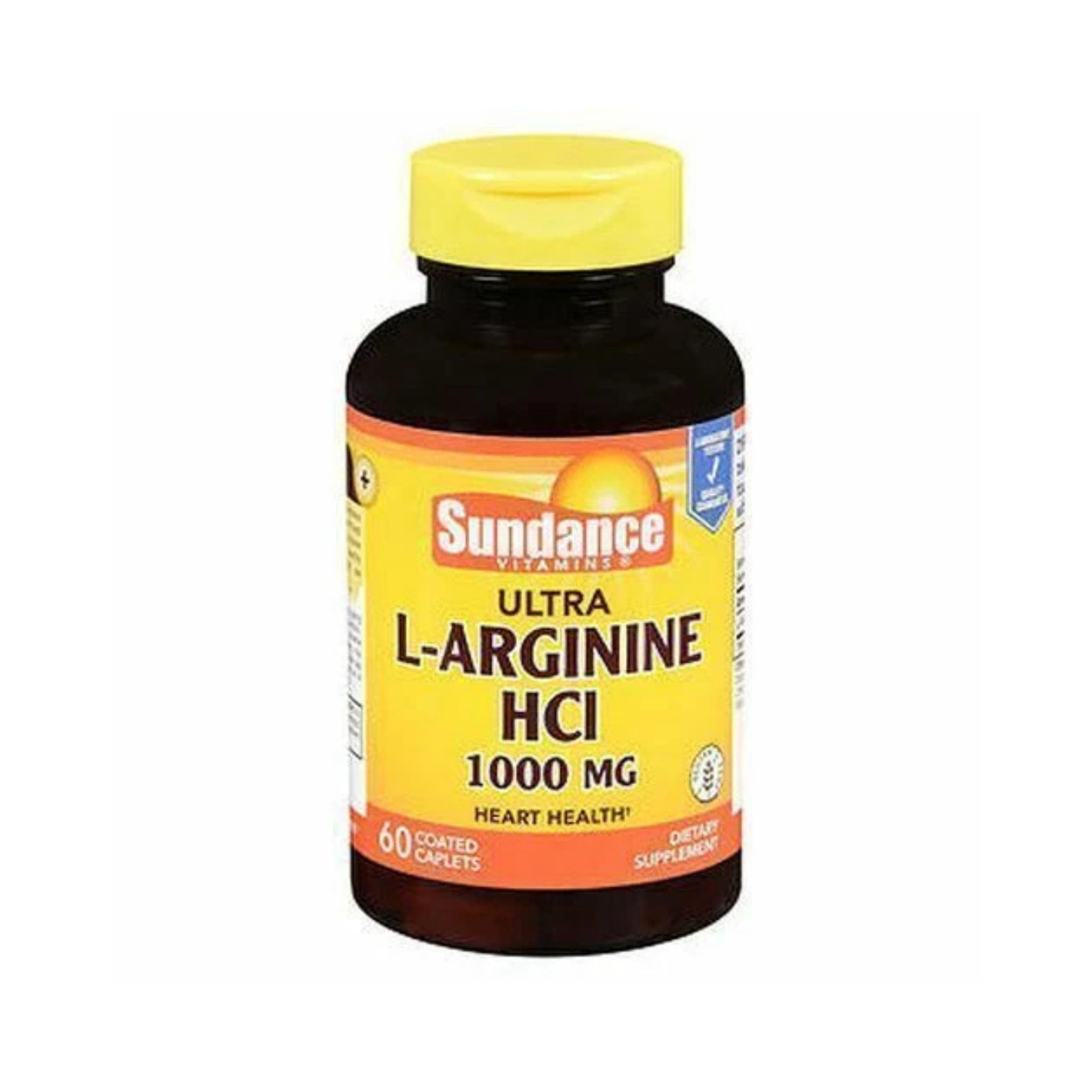 Sundance Ultra L-Arginine HCL Coated Caplets, 1000 Mg, 60 Tabs