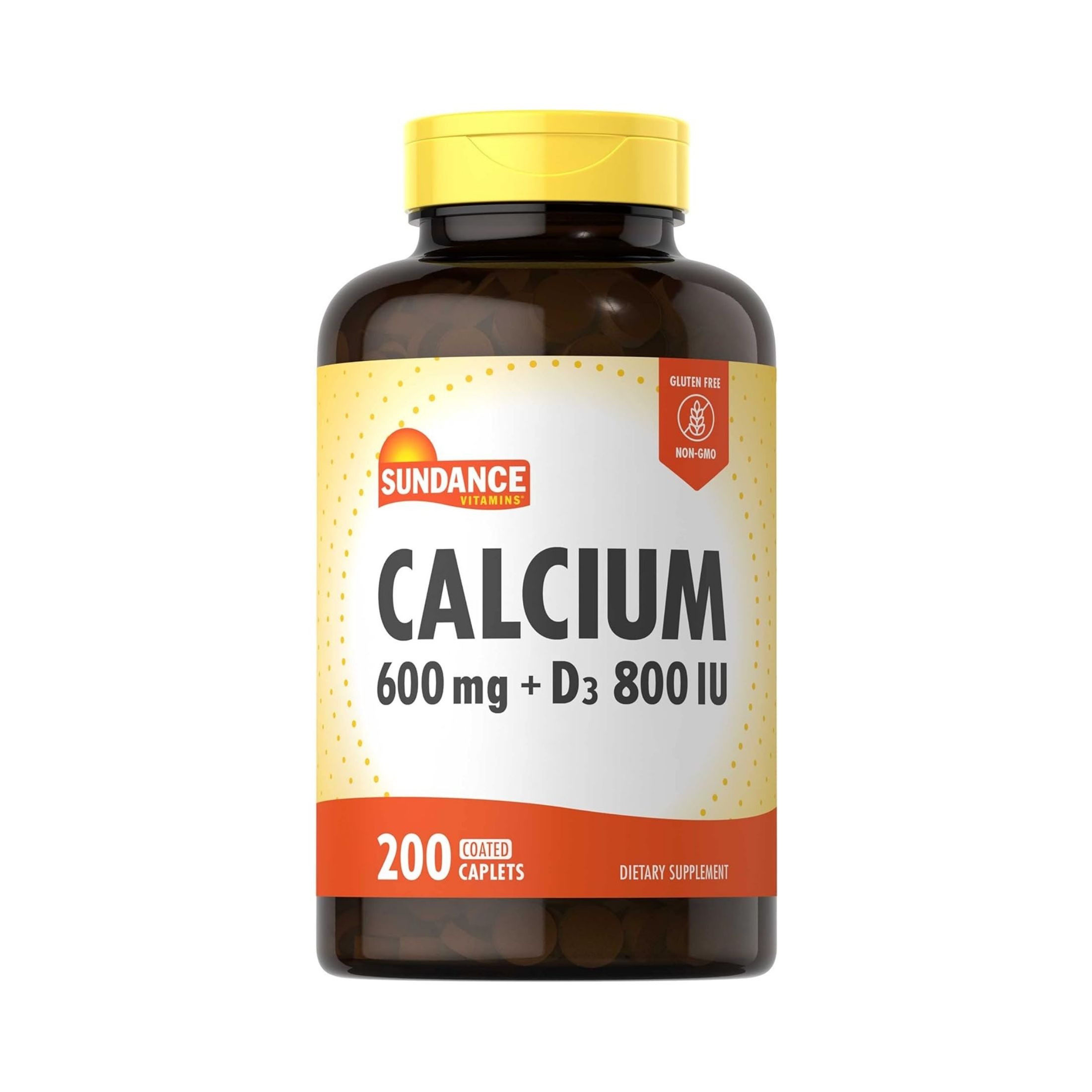 Sundance Vitamins Calcium 600 Mg + D3 800 IU - 60 Caplets