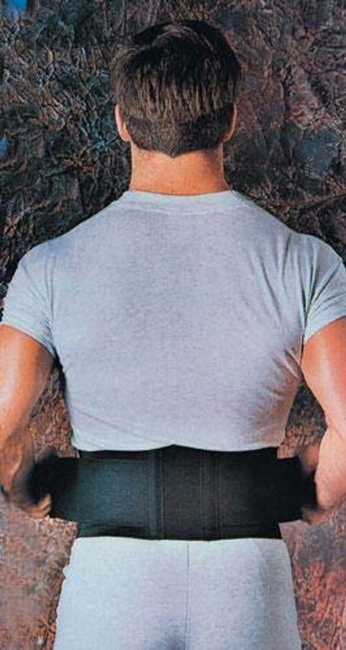 Sport Aid 6" Back Support Black Ex-Large