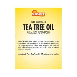Sundance Vitamins 100% Pure Tea Tree Oil For Natural Skin Aid, 1 Oz